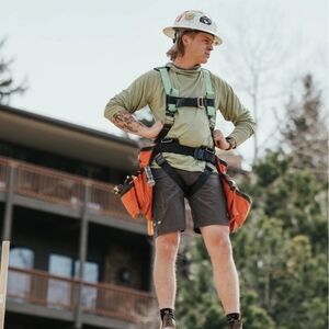 Truewerk Men's Deep Grey Work Shorts Never Worn